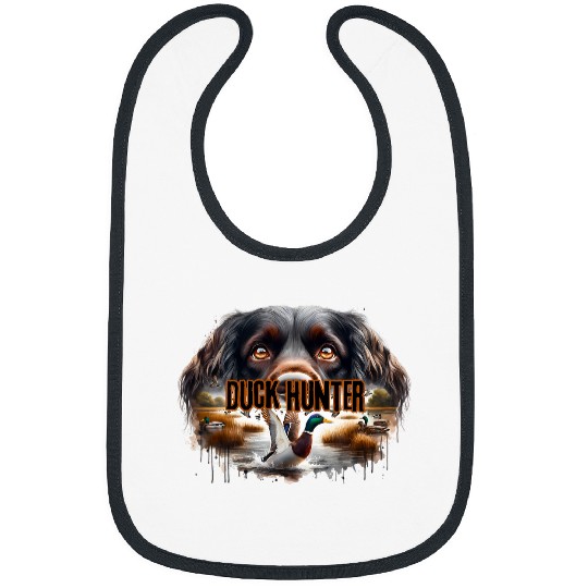 Boykin Spaniel Dog with Mallard Ducks Hunting Duck Hunter Bibs
