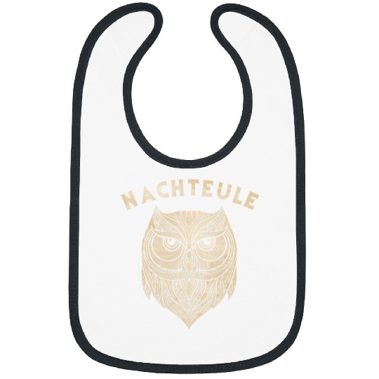 Owl Pet Night Owl Sleepless Sleep Night Work Bibs