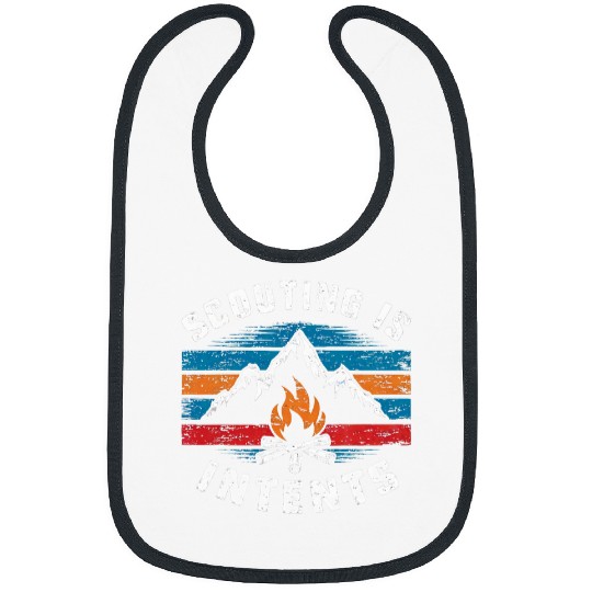 Scout Job Is Intents Hiking Scout Funny Camping Outdoor Bibs