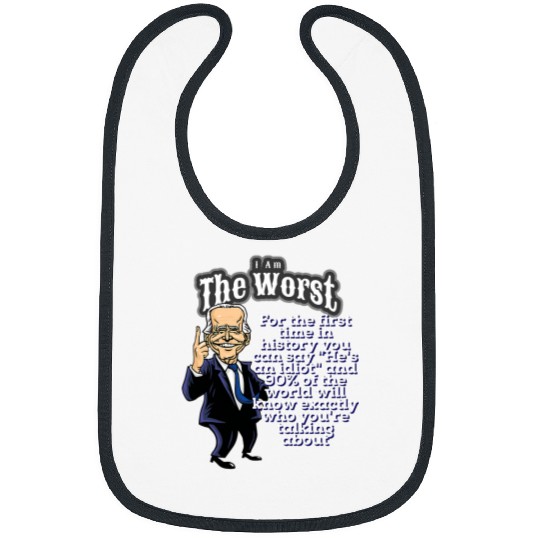 Biden Bicycle Crash Bike Wreck antiBiden Pro Trump 2024 6 Bibs