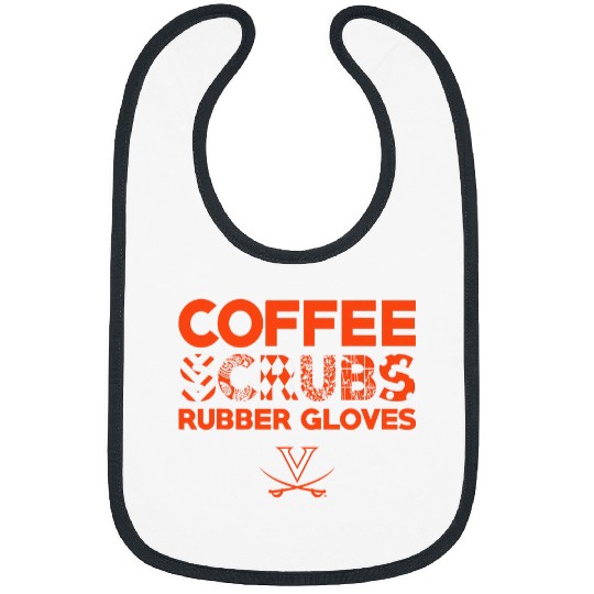 Coffee Fun Virginia Cavaliers nurses Coffee Scrubs Rubber Gloves Bibs