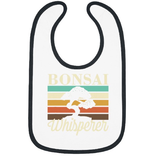 Bonsai Whisperer Japanese Bonsai Tree Lover Miniature Plant Bibs