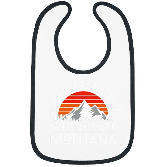 Glacier National Park Retro Backpacking Camping Hiking Bibs