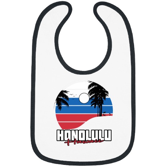 Hawaii Surfer I Honolulu Surf I Honolulu Hawaii 1 Bibs