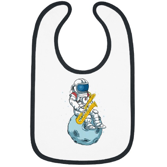 Bass Saxophone Player Astronaut Orchestra Bass Saxophone Bibs