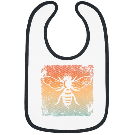 Funny vintages Bee Designs For Men Women Beekeeping Honey Bee Bibs