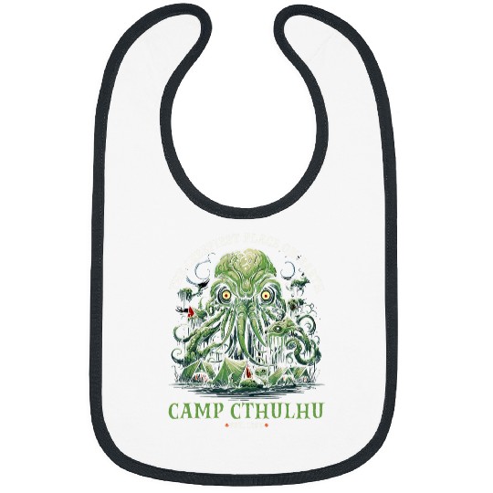 Camp Cthulhu Cosmic Horror Camping Cthulhu 2 Bibs