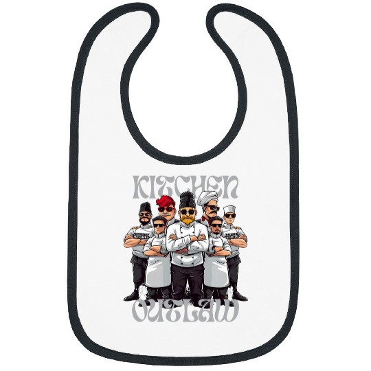 Kitchen Outlaw 2Culinary Gangster Chef Squad Bibs