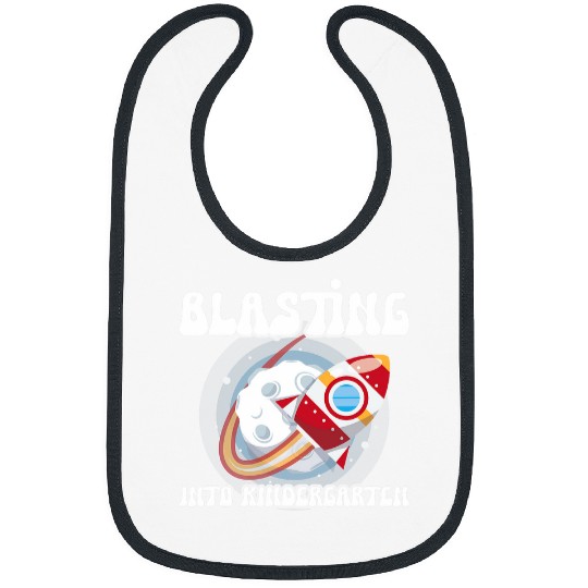 Blasting Into Kindergarten Space Astronaut Back To School Bibs