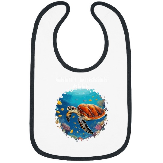 Turtle Pet Coral reef Sea Turtle Diving Australia Great Barrier Reef Bibs