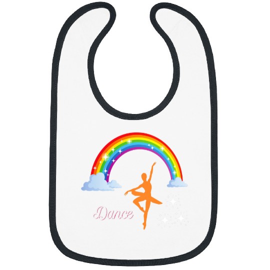 Rainbow Ballerina Dance Bibs