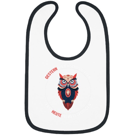 Owl Pet Night Owls Night Bird Night Owls Shift Worker Bibs