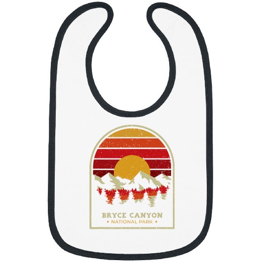 Bryce Canyon National Park Retro Sunset vintages 2 Bibs