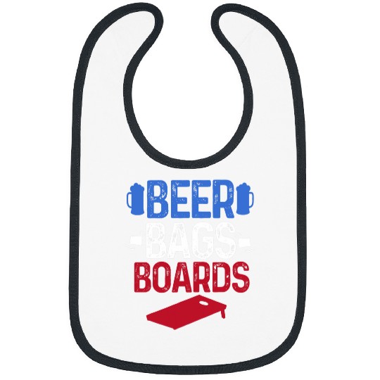 Beer Fun Beer Bags Boards Fourth Of July American Cornhole Bibs