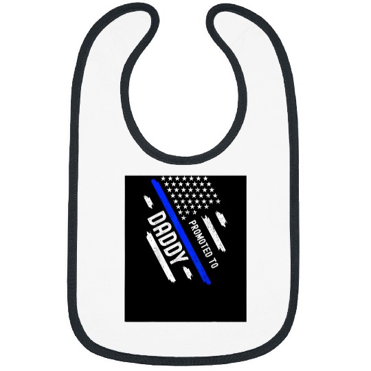 Hy Funny to Daddy Police Law Enforcement Dad Bibs