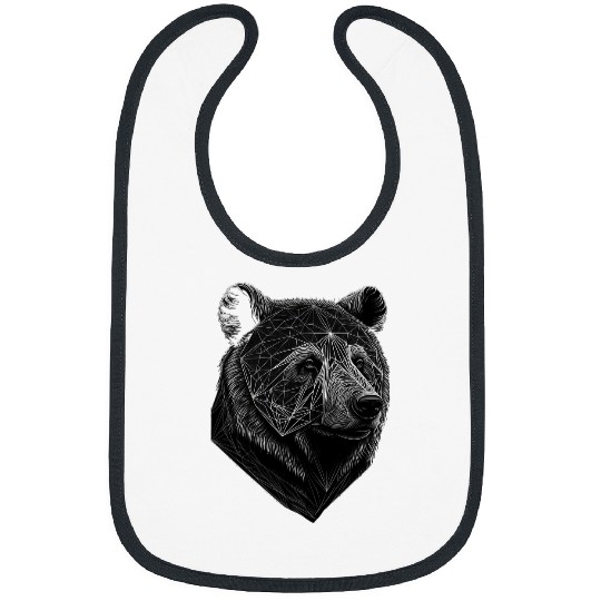 Bear Pet Bear wild animals art animal print animal motif bear 4 Bibs