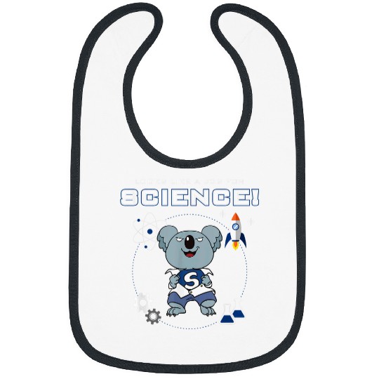 Koala Pet Looks Like A Job For Science Funny Scientist Lab Koala Bear Bibs