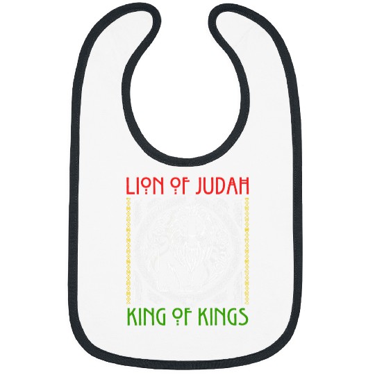 Lion Pet Hebrew Israelite YHWH Lion of Judah Yahweh Rastafarian Art 6 Bibs