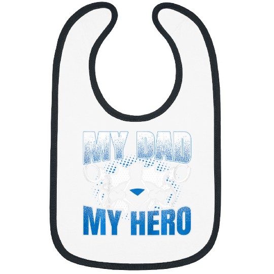 Kids Law Enforcement Design For Correction Officers or Police Dad Bibs