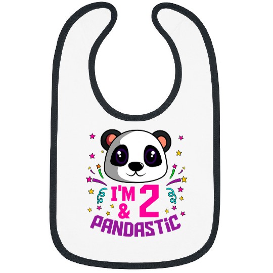 Panda Pet Im 2 Pandastic Birthday Party Panda Bday Celebration Bibs