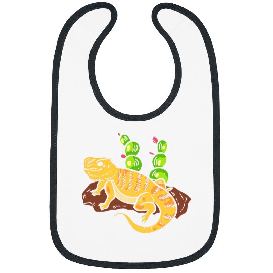Bearded Dragon Lizard Animal Scientist Bibs
