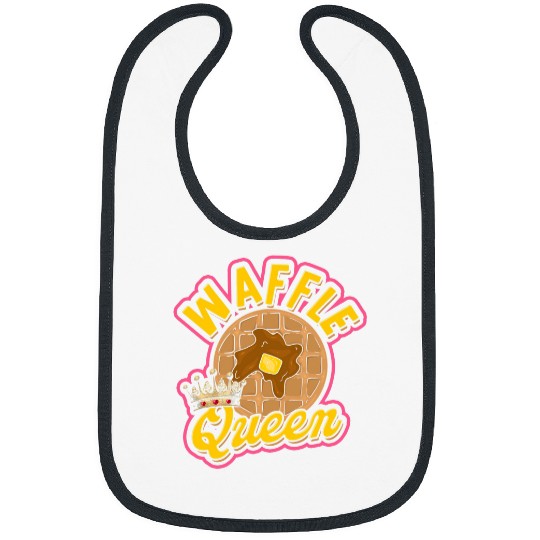 Coffee Fun Waffle queen Morning Breakfast Coffee and Waffle Bibs
