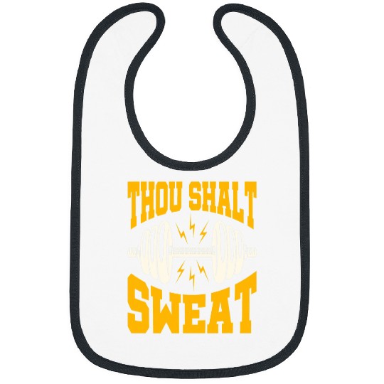 Personal Trainer Health and Fitness Coachs Thou Shalt Sweat Bibs