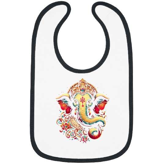 Elephant Pet Ganesh Symbol Yoga Hindu Elephant God Ganesha Puja 47 Bibs