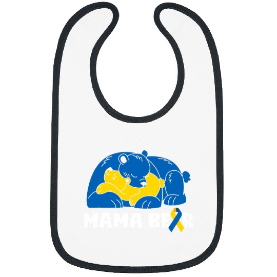 Bear Pet Mama Bear Down Syndromes Awareness T05 Bibs