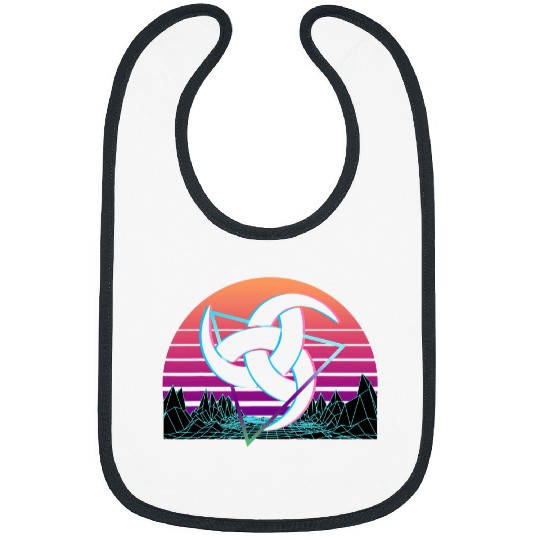 Celtic Knot Horn Of Odin Viking Retro Bibs