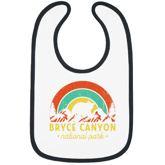 Bryce Canyon National Park Retro Sunset vintages 3 Bibs