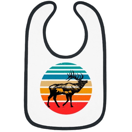 Bear Pet Wild nature art print 2moose and bears artistic apparel Bibs