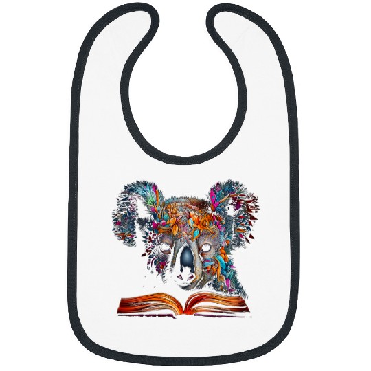 Koala Pet Mandala Animal Art Book Fantasy Zoo Koala Bibs