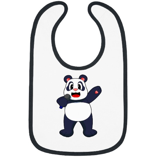 Panda Pet Singer Microphone Music Bibs