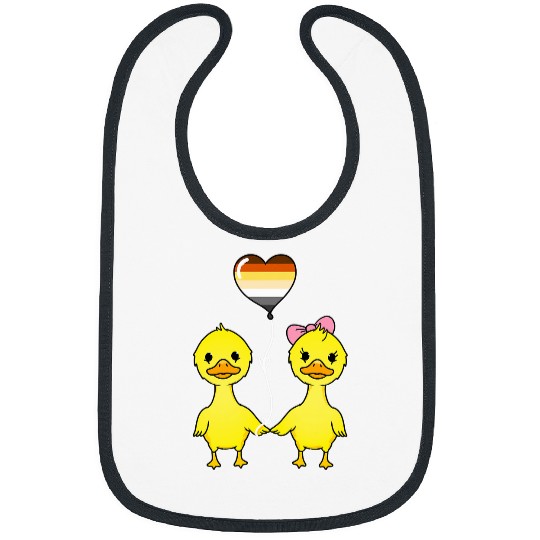 Bear Pet Duck Couple Gay Bear Pride Bibs