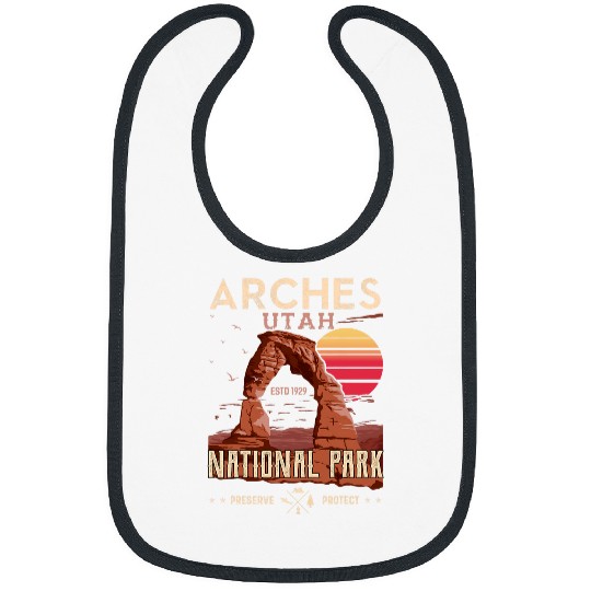 Arches National Park National Parks Utah 1929 Delicate Arch Bibs