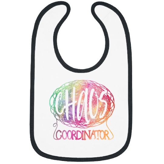 Chaos Coordinator Teacher Kindergarten Preschool Bibs