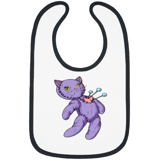 Bear Pet Gothic Pastel Teddy Bear Creepy Voodoo Bat 12 Bibs