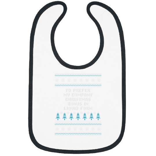 Beer Fun Company Christmas Bonus in Liquid Form Beer Lover Employee 64 Bibs