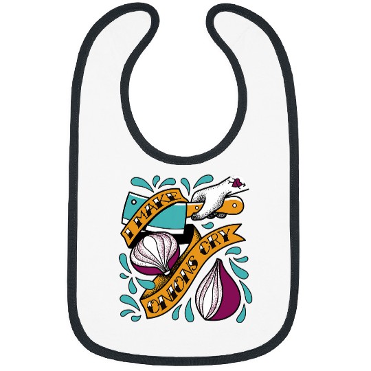 Chef Tattoo Cooking Cook Kitchen Cutting Onions Tattoo Bibs