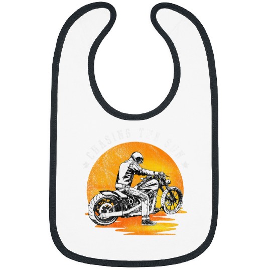 Chasing The Sun Biker Motorbike Motorcycle Lovers Bibs