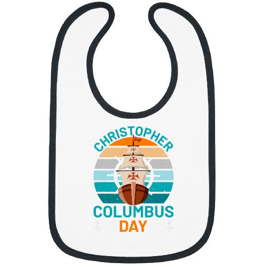 Columbus Discovery Italian Explorer for Columbus Day 1492 Bibs