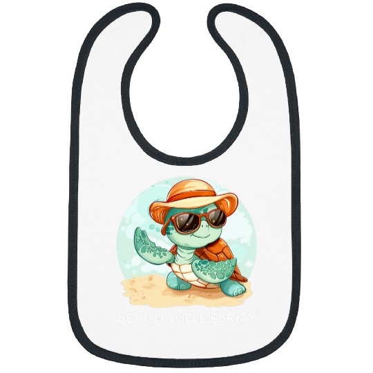Turtle Pet Cute Sea Turtle Beach ShellEbrity Bibs
