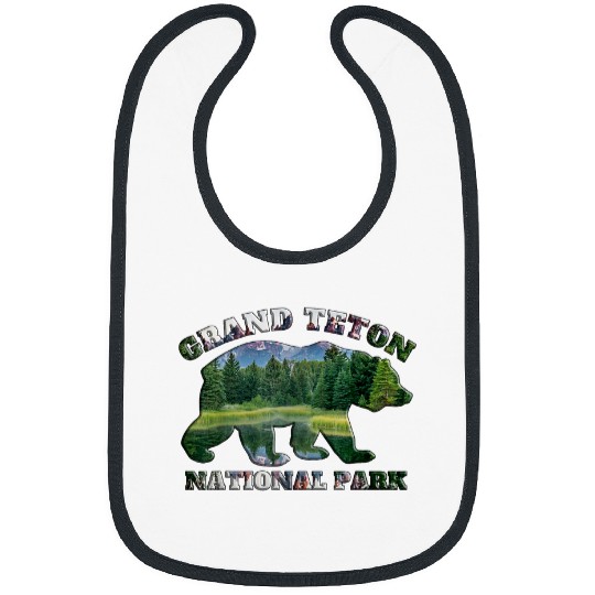 Bear Pet Grand Teton National Park Wyoming Bear Nature Photography Bibs