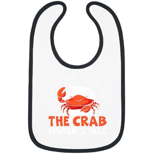 Crab Fishing Crabby Fisherman Crabbing Fisher Crabber Bibs
