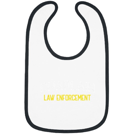 Chaplain Law Enforcement Police White Yellow Bibs
