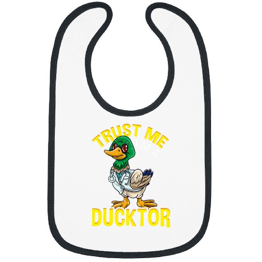 Duck Pet Doctor Duck Ducktor Physician Who Loves Ducks Bibs