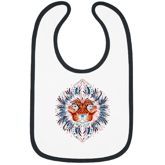 Lion Pet Huichol Mexico Aztec Lion Bibs