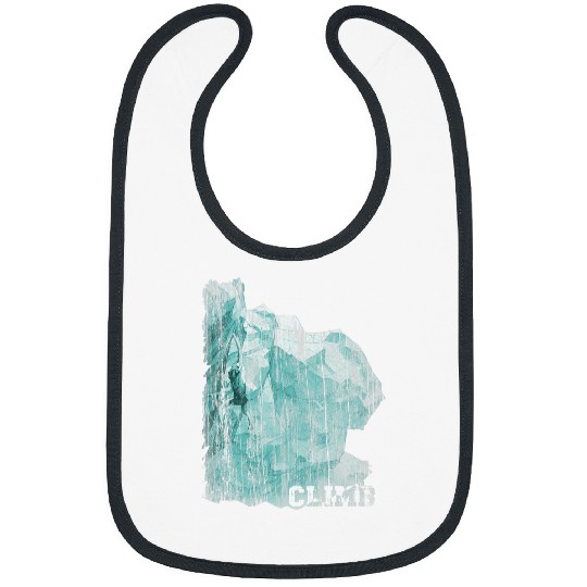 Climb Boulder Rock with Climb Grunge Light Blue Bibs