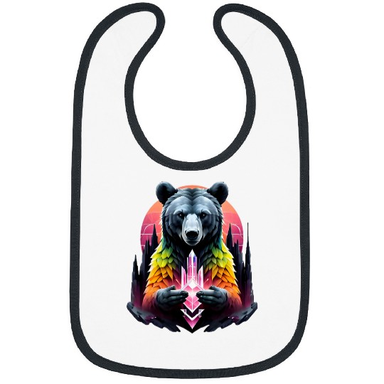 Bear Pet Oversized Teddy Bear Pink Gemstone Crystal Decor Accessory Bibs